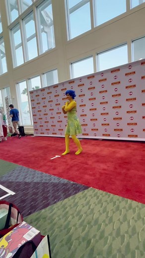 Red Carpet Walk as Joy Inside Out Cosplay