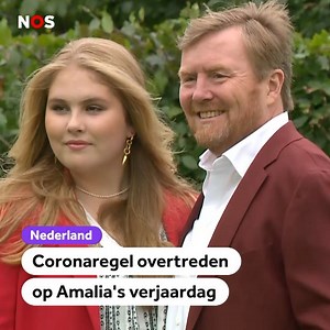 NOS Stories on Instagram: "Dat je niet meer dan vier mensen thuis mag ontvangen, is een advies. Je kunt er dus geen boete voor krijgen ⛔️ Er is al eerder ophef geweest over het koningshuis door coronaregels. Onder meer vorig jaar, toen vertrokken ze naar hun villa in Griekenland, terwijl het advies was zo min mogelijk te reizen.  Meer weten over het leven van Amalia? Kijk onze video op YouTube #linkinbio #Amalia #coronaregels #NOSstories"