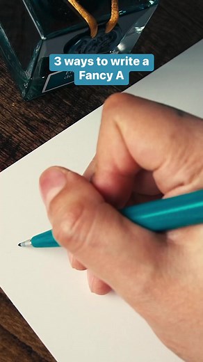 7.5M views · 185K reactions | 3 Fancy A styles #calligraphy | Made by Edgar | Facebook