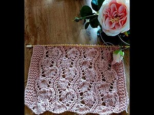 Snowdrops or lilies of the valley? Knitting patterns for spring *Knitting pattern tutorial