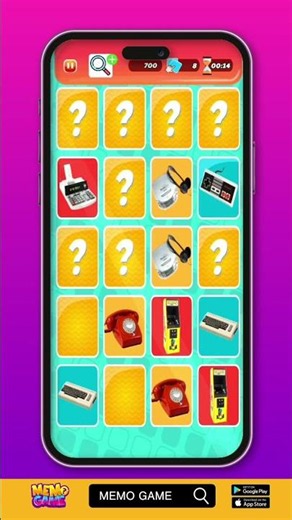 Memory game fun Memogame | Memory game for all ages #memorygame #memorama #braingame #memorama