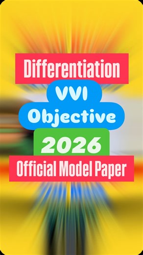Ravishankar Sir on Instagram: "Differentiation VVI Objective 2026 🤔 Class 12 Maths Chapter Differentiation Most Important Objective Question Answer For Bihar Board Exam 2026 😱🔥 … #official #biharboard #maths #differentiation #RavishankarSir 🔥 Bihar Board Exam 2026 – FUTURE TOPPERS ke liye BIG UPDATE! 🔥 📚 Jo students Bihar Board Exam 2026 dene wale hain, 👉 Ravishankar Sir YouTube Channel par 🕖 Daily sham 7 baje LIVE Class chal rahi h