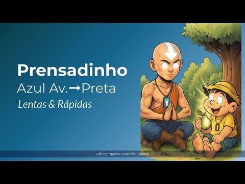 Rádio Aprovação: Azul Av. - Preta (Tudo)