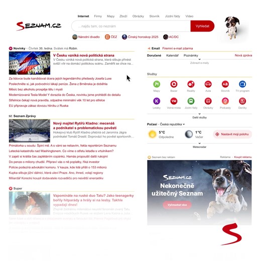Máte jen krátkou chvíli a chcete vědět, co se právě děje? 🤔 Na domovské stránce Seznamu jsme pro přihlášené uživatele spustili funkce využívající umělou inteligenci, které vám shrnou nejen aktuální často vyhledávané dotazy, ale i články na našich webech. S námi máte informace na dosah ruky, svižně a jasně. ❤️ | Seznam.cz