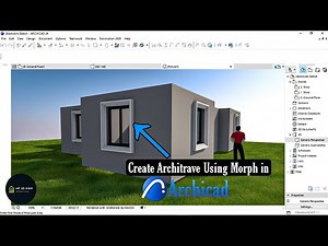 Create and Design Architrave Using Morph Tool in Archicad