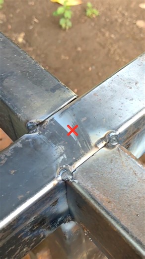 how to make square tube iron connections for a garage roof frame | Yance welder art