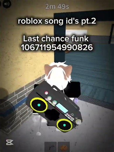 roblox sound id's pt2-Last chance funk #music #roblox #mm2 #robloxsounds #edit #fyp
