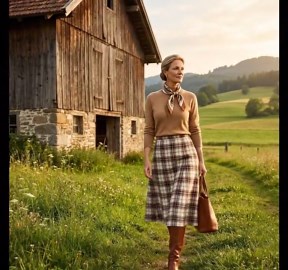 Simplicity 9066 Skirt Sewing Pattern: Maxi or Knee Length