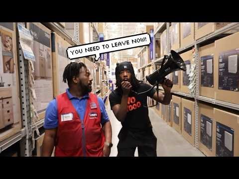 Trolling Stores With A Megaphone Prank 2!