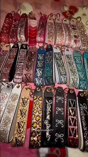 My Victoria’s Secret keychain wristlet collection 🛍️💕✨