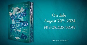 If Agatha Christie wrote fantasy, this would be it! ✨🔎 Introducing the Indigo, Chapters and Coles exclusive edition of Frances White's Voyage of the Damned, a mind-blowing murder mystery on a ship full of magical passengers! Featuring SPRAYED EDGES, STUNNING ENDPAPERS, and an EXCLUSIVE COVER, this is not to be missed! Learn more and pre-order your copy today: https://bit.ly/46fGQx3 | HarperCollins Canada