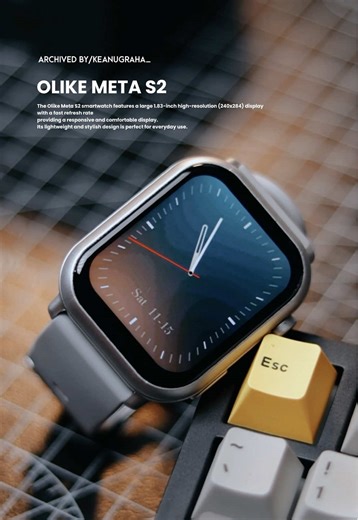 Smartwatch Olike Meta S2: Canggih untuk STRAVA