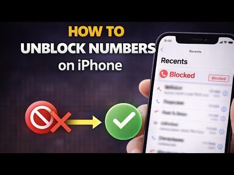 How To Unblock Numbers on iPhone Fast (Calls & Messages Back)