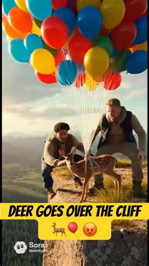 ‪@alimansour78‬ AI chaos! Deer pulls an UNO reverse card on the bullies #aishortvideo