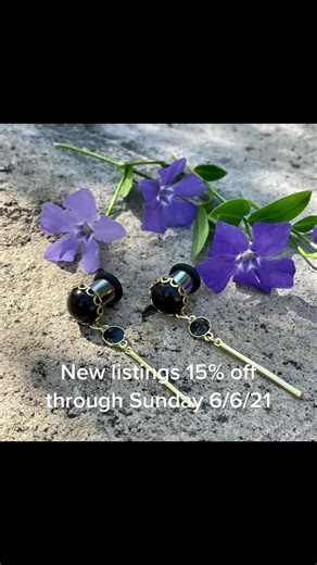 New plugs edgysister.Etsy.com #REMDreamCheck #FYP #etsy #katespadenyhappydance #foryoupage #gaugespiercing