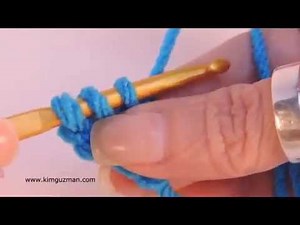 Foundation Half Double Crochet Left Handed