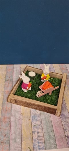 Eine einfache Idee für moderne Osterdeko mit niedlichen Charme! #ostern #osterdeko #gießen #diy #fyp 👉 Folge uns um weitere Inspirationen nicht zu verpassen!