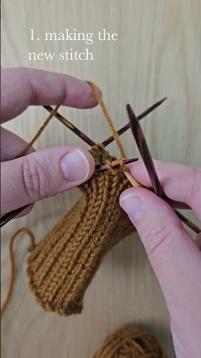 How to Knit a Right Lifted Increase (RLI) from a Purl Stitch