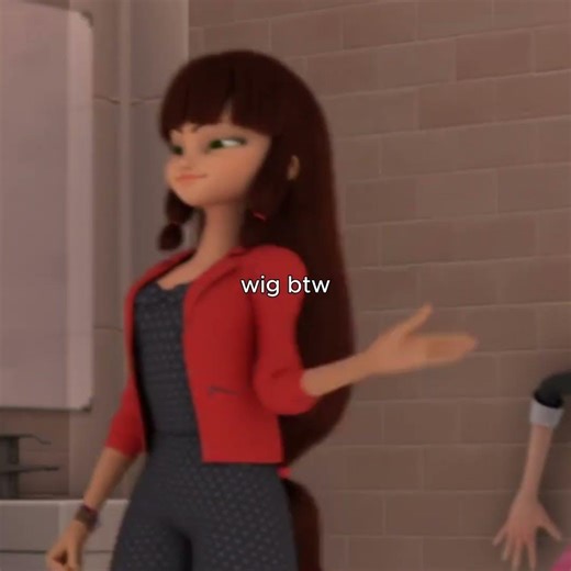 imagine hair flipping a wig 😭💀#miraculous #saludamemarinette #miraculousladybug #memes