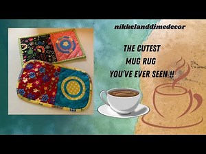 The Cutest Mug Rug You’ve Ever Seen