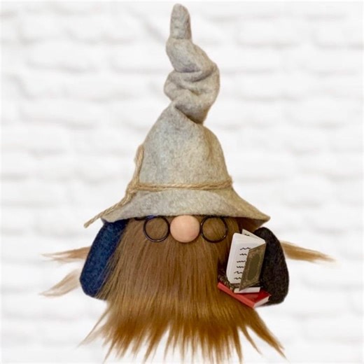 Handmade Book Gnome Unique Gift Idea for Book Club Librarian Teacher - Etsy