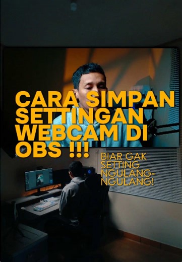 Cara simpan settingan webcam di OBS ! . Kalian mau belajar setting live streaming pakai OBS untuk live tiktok dan platfrom lainnya dari NOL ? Bersama 700 orang lainnya yang sudah gabung ? Solusi untuk streamer magang atau buat kalian yg mau cari partner belajar live streaming silahkan dicoba ya Cek link di Bio ! Beli Produk Tutorial. Silahkan pakai kode kupon: MAGANG (Setelah masukin kode kupon klik apply, lalu klik lanjutkan) Untuk dapatkan DISKON GEDE! #tutorialOBS #tutoriallivestreamingtiktok