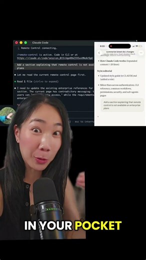 Claude code on remote control.. access it anywhere on the go!!