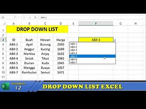 Buat Drop Down List Excel