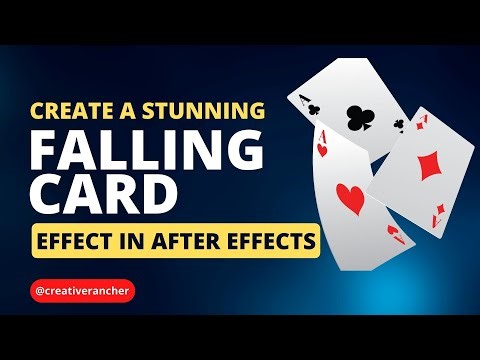 Create a Stunning Falling Card Effect in After Effects