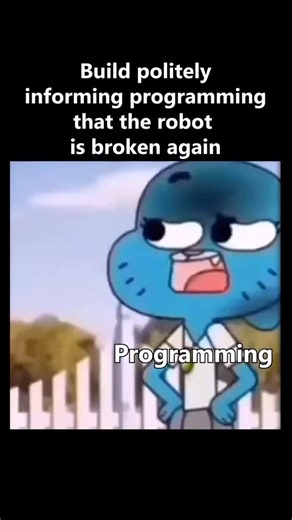 Team 2974 | Walton Robotics on Instagram: "Should’ve coded the robot to be stronger #first #firstroboticscompetition #waltonrobotics #waltonroboticsteam #roboticskids #firstrobotics #reefscape #frcmemes #frcmemes #frc #funny #fyp"