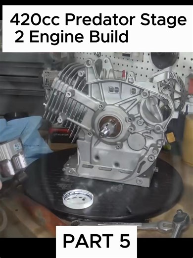 420cc Predator Stage 2 Engine Build ~ Billet Rod, Billet Flywheel & Performance Cam-3 | nellroberts10