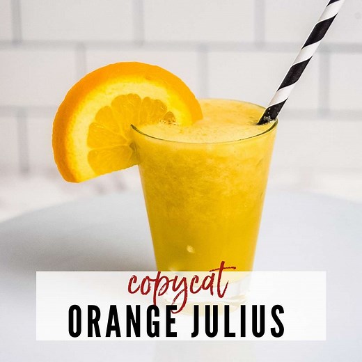 Homemade Orange Julius Recipe