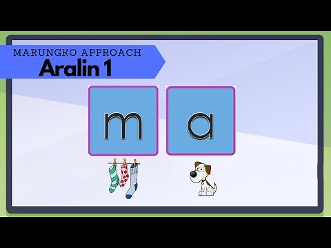 Marungko Approach- Aralin 1 | Teacher Pia
