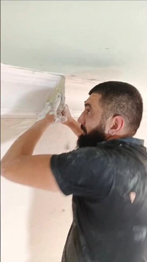 Easy method to make gypsum plaster cornice