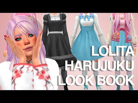 Harujuku and Lolita CC Lookbook +CC LINKS