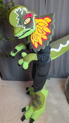 Ritz Costumes | Introducing JP Dilophosaurus! This guy was so much fun to make. They are up for adoption as a custom fit FULLSUIT! Head fits up to 24... | Instagram