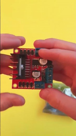 Red L298N Dual Motor Driver Unboxing! ⚡ #DIYElectronics