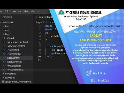 📢 KURSUS & JASA ASP.NET — WEB APPLICATION + SQL SERVER 💻🗄️