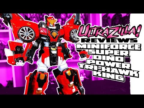 JUMPGO MINIFORCE SUPER DINO POWER TRI-HAWK KING | Review 2226