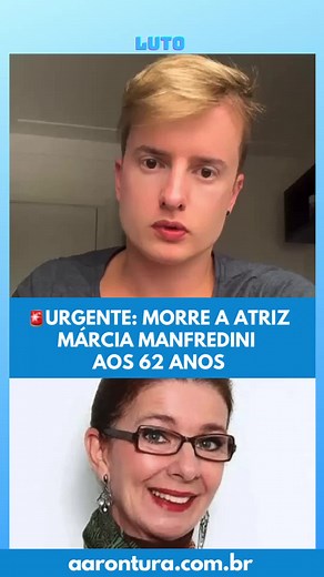 Luto pela atriz Márcia Manfredini, a Dona Abigail