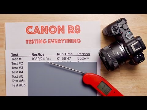 Canon R8 Overheating | Every setting TESTED!!!