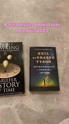 4 astrophysics books to read ✨🌌 #astrophysics #sciencebooks #stephenhawking #cosmos #hyperspace #booktok #bookrecs #currentlyreading #nonfictionbooks #lovebooks