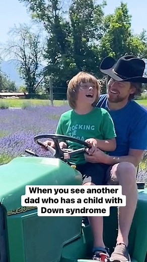 Meeting a fellow Dad that shares the same Down Syndrome connection erases all awkwardness of bear hugging in a Lavender field. YOU ARE OFFICIALLY BROTHERS FOR LIFE!! -#advocatelikeadad #dadlife #extrachromosome #downsyndrome #downsyndromeawareness #downsyndromerocks #t21 #trisomy21 #theluckyfew #changingthefaceofbeauty #downrightperfect | That Dad Life
