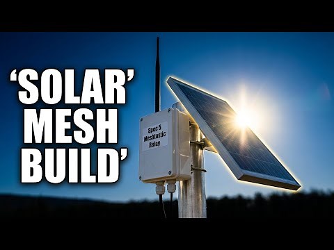 Off-Grid Communication: Spec5 Meshtastic Solar Node Setup
