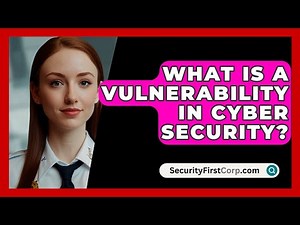 What Is A Vulnerability In Cyber Security? - SecurityFirstCorp.com