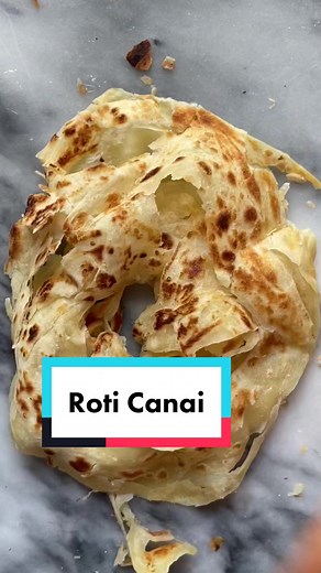 Roti Canai 🔥🔥 perfectly flaky, alight sweet crunchy and soft at the same time #paratha #malaysianfood #roticanai #roti
