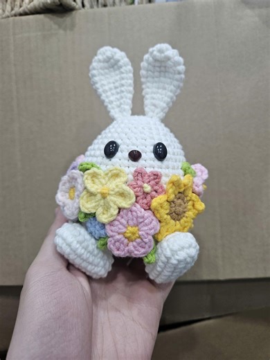 Flower Bunny Eggs Easter Crochet Pattern, Easter Day Handmade Plushie, English PDF - Etsy Canada