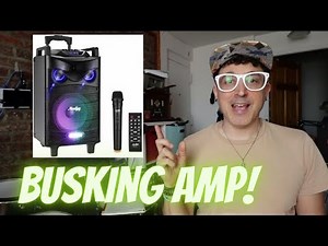 MouKey MTs10-1 Portable Amplifier with Wireless Microphone Review Demo, Karaoke Rechargeable Busking