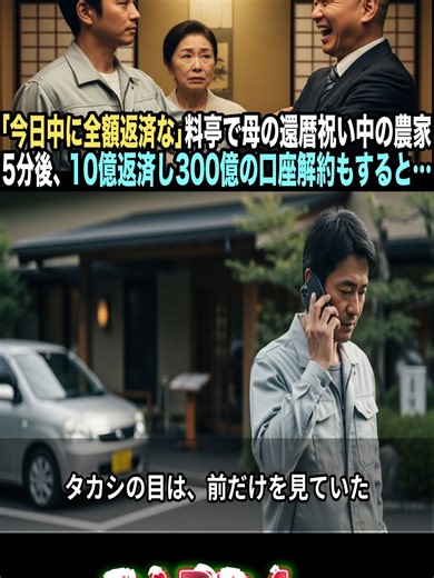 母の還暦祝いと全額返済のドラマ