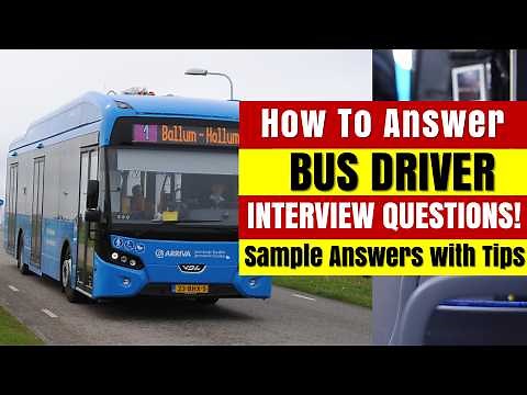 Top 20 Bus Driver Interview Questions & Best Answers | Must-Know Tips for Success! | Real Bus Driver
